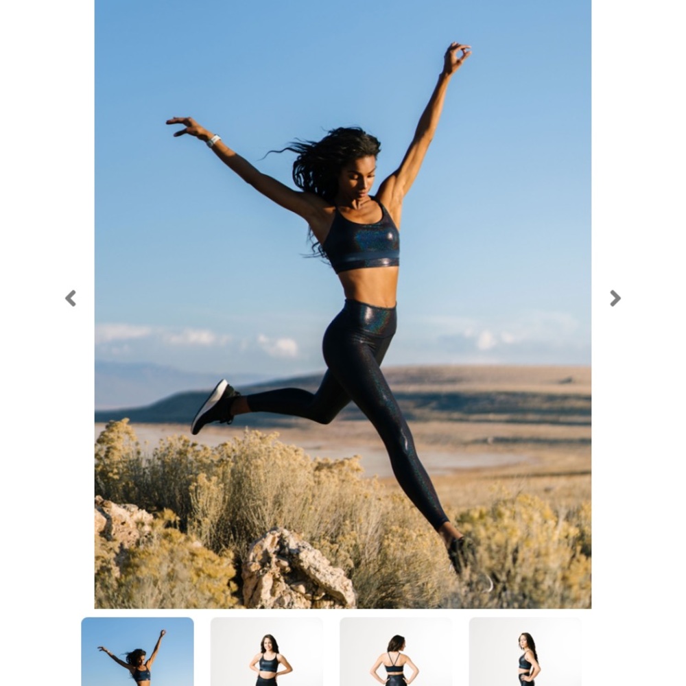 Zyia Blue Twilight High Rise Luxe 7/8